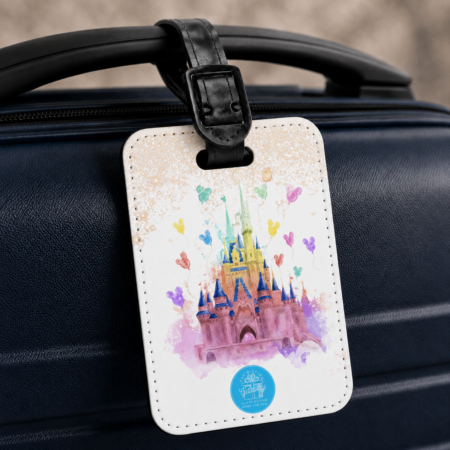 Watercolor Castle Luggage Tag Gift