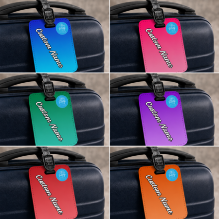 Custom Name Color Luggage Tag Gift