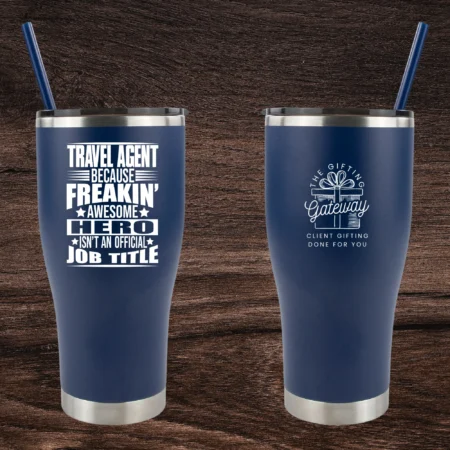 Freakin' Awesome Hero Engraved Tumblers