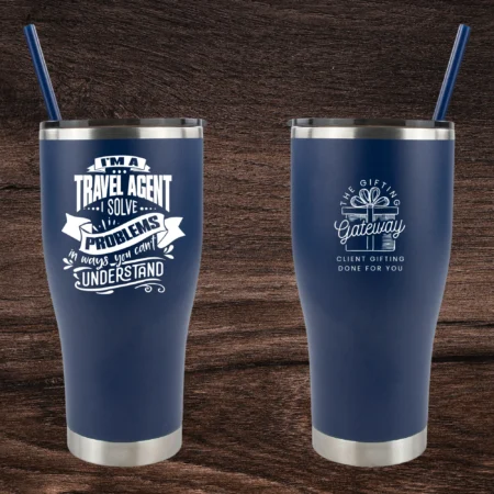 I'm a Travel Agent, I Solve Problems Engraved Tumblers