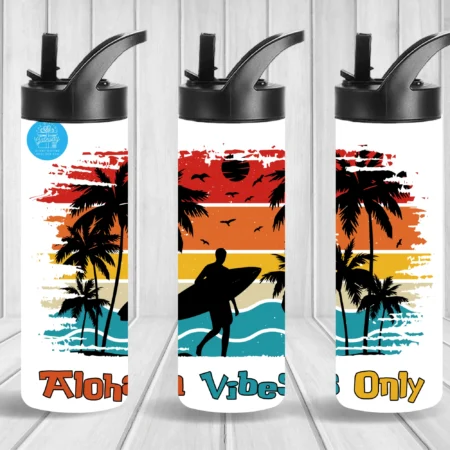 Aloha Vibes Only Tumbler & Flip Top Gift