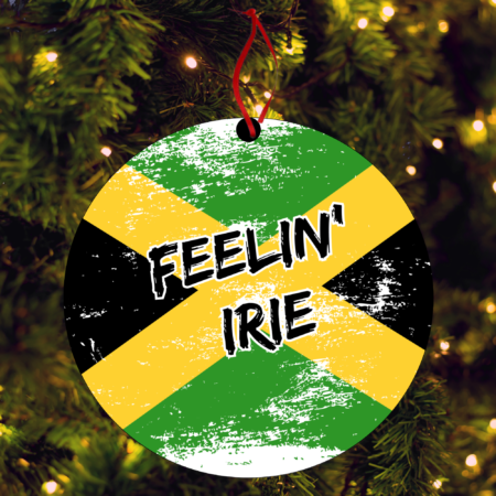 Jamaica 4" Double Sided Ceramic Ornament