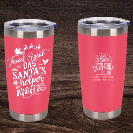 Travel Agent By Day Engraved Tumbler (Multiple Colors)