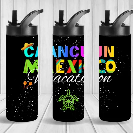 Cancun Mexico Flip Top & Tumbler Gift