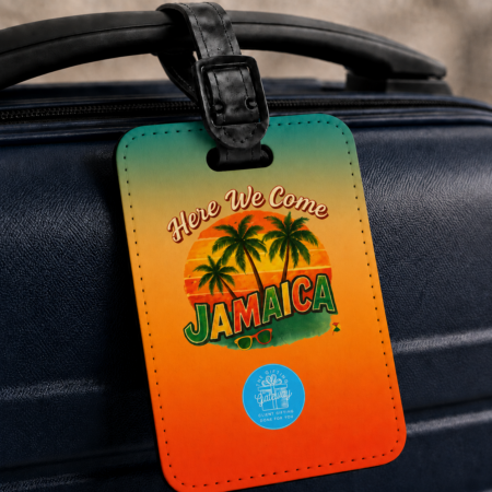 Jamaica Here We Come Luggage Tag Gift