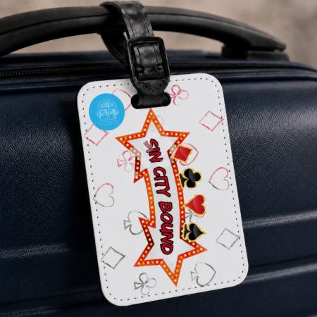 Sin City Bound Luggage Tag Gift