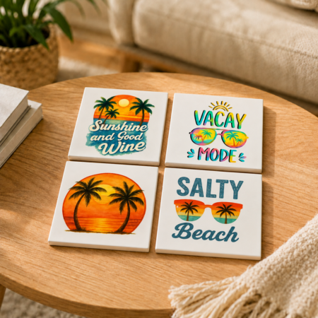 Vacation Vibes Coaster Set Gifts