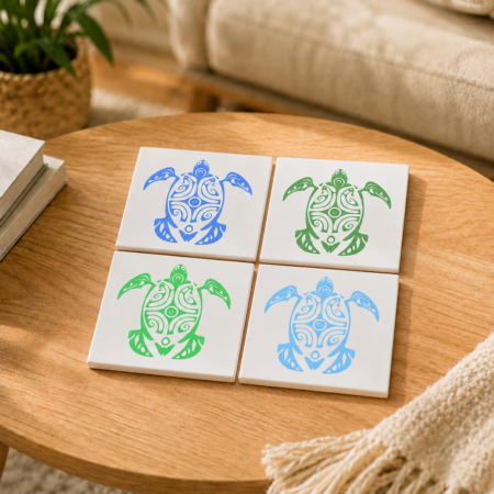 Color Turtles Coaster Set Gifts