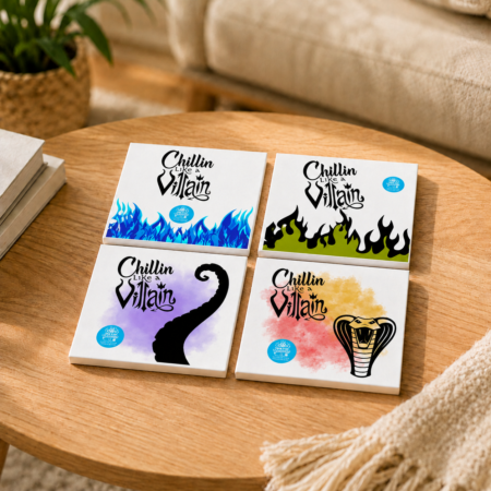 Chillin Like a Villain Coaster Gift Set