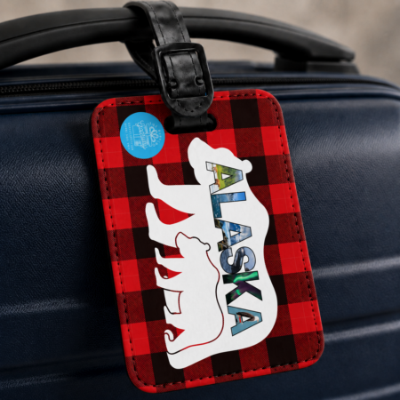 Alaska Bears Luggage Tag Gift