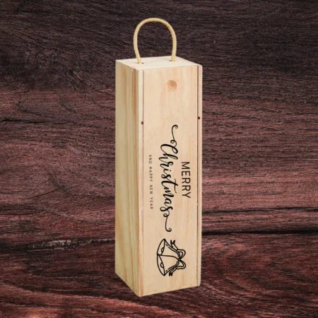 Christmas Cheer Basic Engraved Wine Box