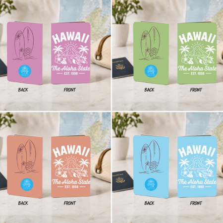 Color Hawaii Passport Book Gift