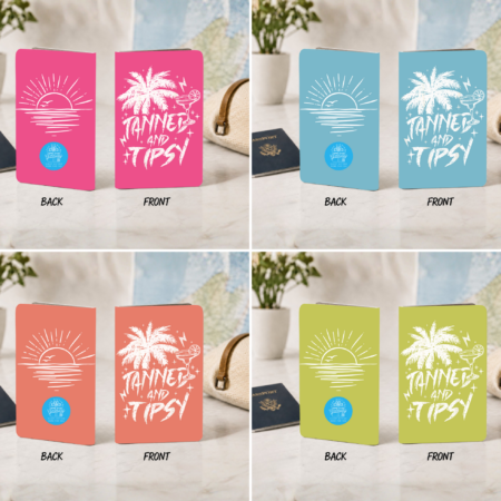 Tanned & Tipsy Colors Passport Book Gift