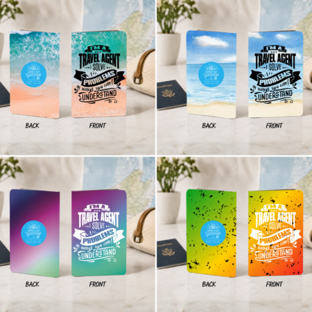Im a Travel Agent I Solve Problems Passport Book Gift