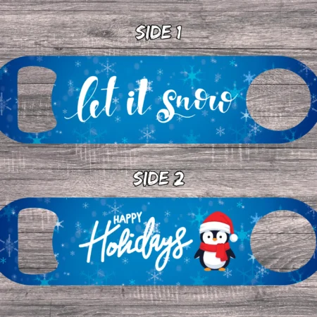 Happy Holidays Bottle Opener