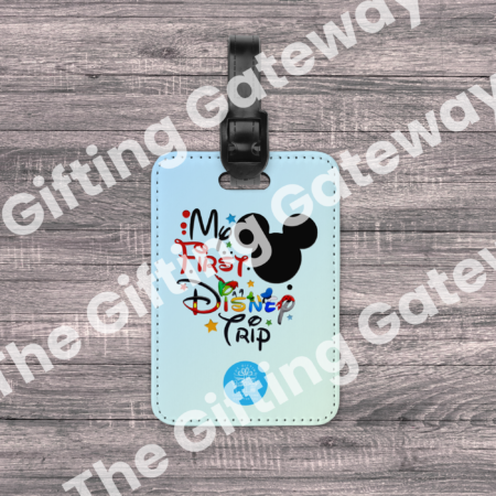 My First Disney Trip Mickey Luggage Tag Gift