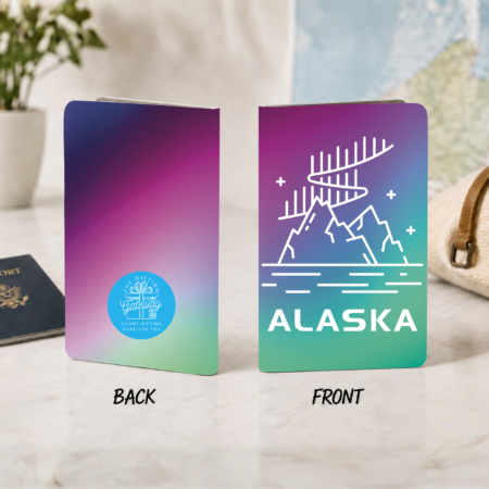 Alaska Northern Lights Passport Book Gift