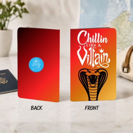 Chillin Like a Villain Red Passport Book Gift