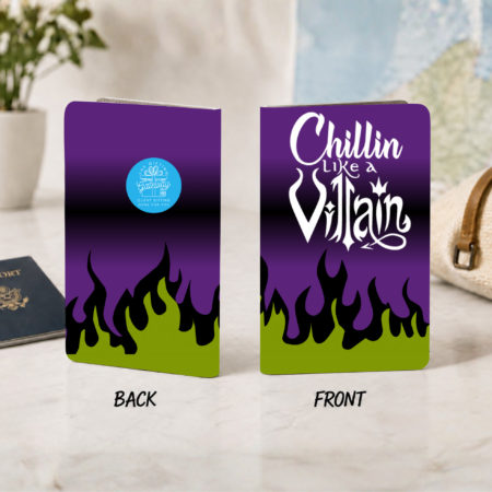 Chillin Like a Villain Green Passport Book Gift
