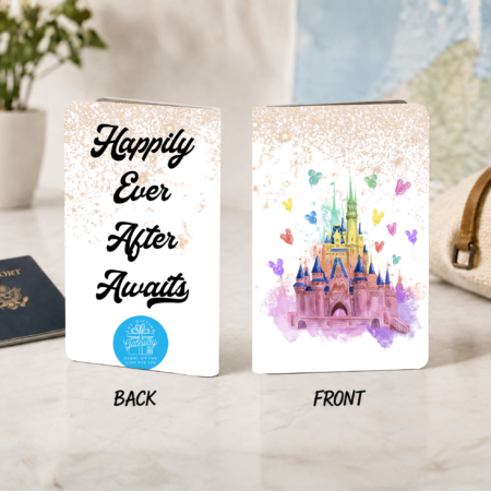 Water Color Castle Passport Book Gift