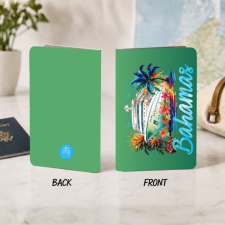 Bahamas Cruise Green Passport Book Gift