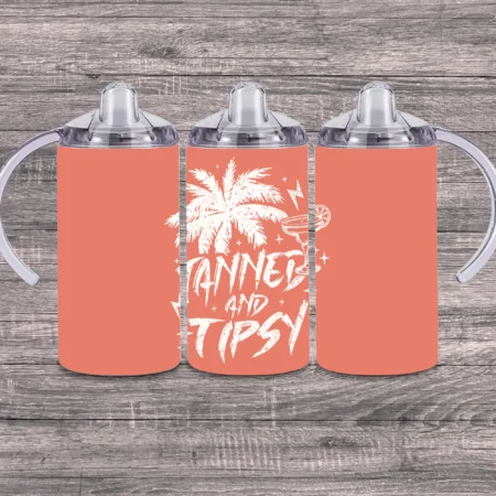 Tanned & Tipsy Colors Sippy Cup Gift