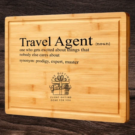 Travel Agent Engraved Charcuterie Board