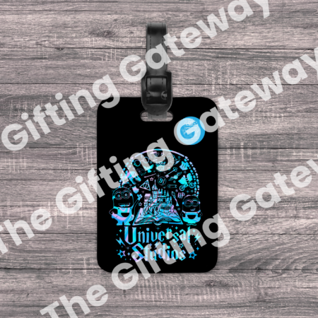 Universal Studios Neon Blue Luggage Tag Gift