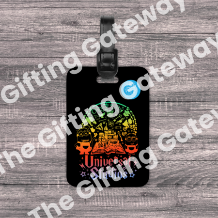 Universal Studios Neon Green Luggage Tag Gift