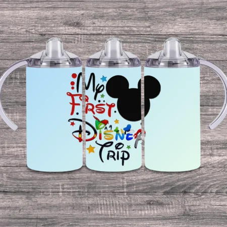 My First Disney Trip Boy (Custom Name) Sippy Cup Gift