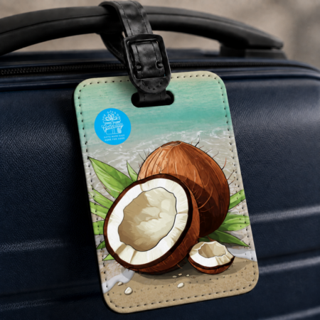 Beach Coconut Luggage Tag Gift