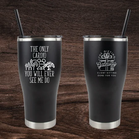 Only Cardio I Do 30oz Engraved Tumbler Gift (Multiple Colors)