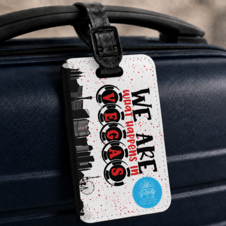 We Are What Happens in Vegas Package Luggage Tag Gift