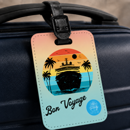 Bon Voyage Cruise Luggage Tag Gift
